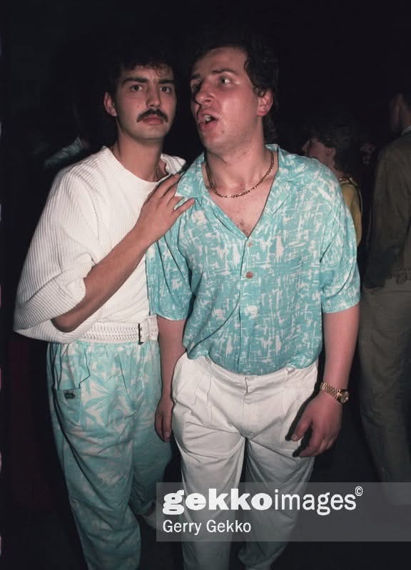 Vintage Cage, 1980er Jahre — Gäste im Club